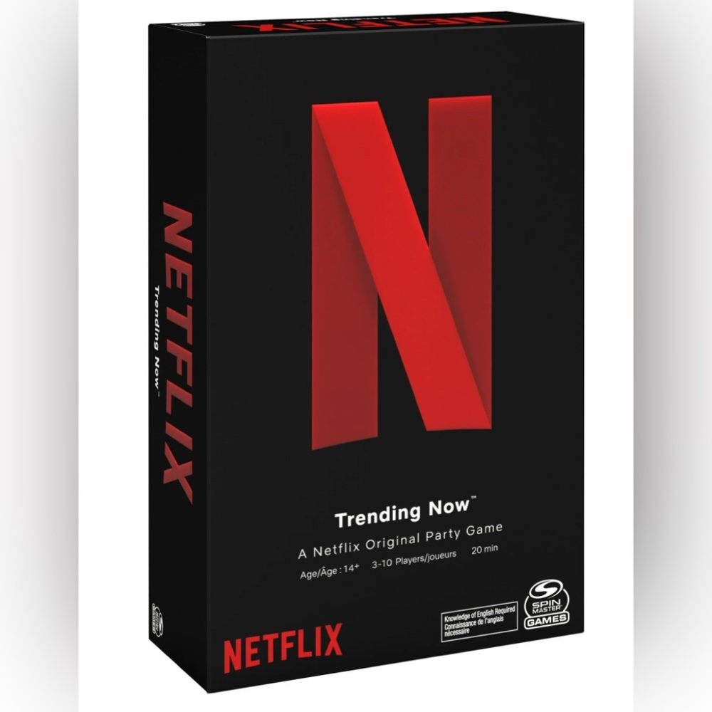 Netflix Trending Now Game Original Party Card Game Board Game 3-10 Players 14+‎
